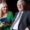 Michael Parkinson speaking with Miriam O'Callaghan at the West Cork Literary Festival.